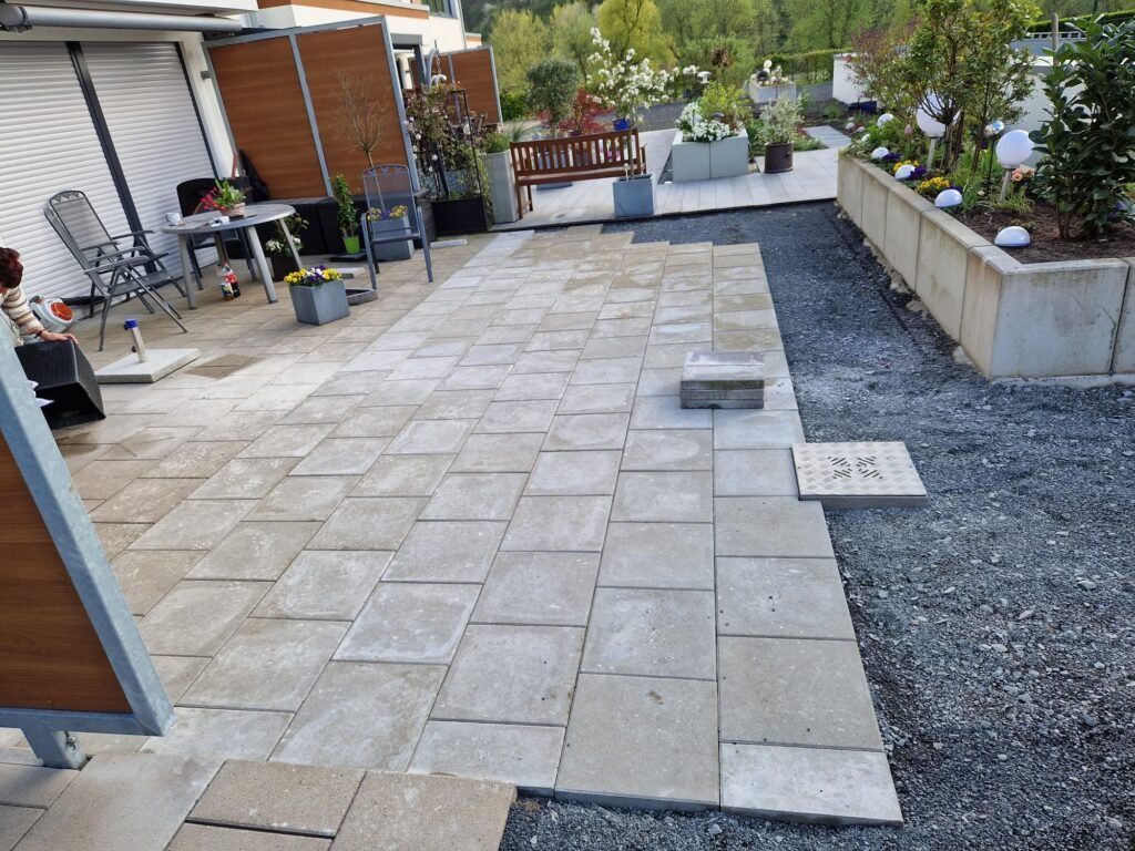 Terrassen aus Pflastersteinen Oranienburg