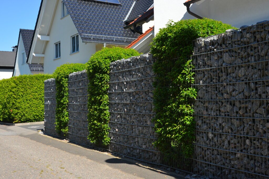 Gabionen Steinsäulen Oranienburg